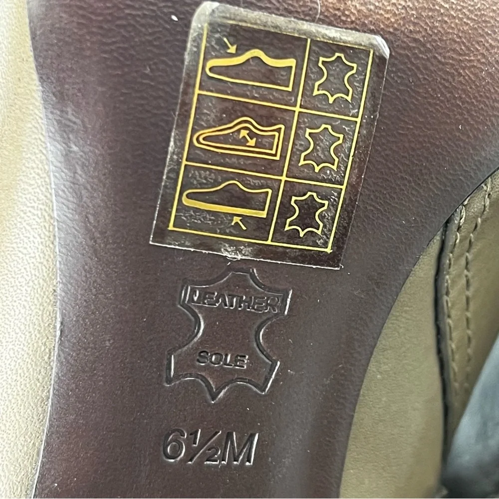 Tory Burch Faye Knee High Boots Women 6.5 in Fango